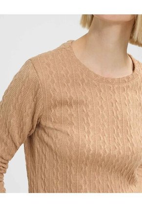 Saco Trenzado  Para Mujer Naranja Patprimo
