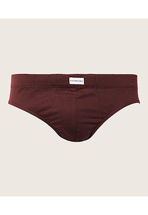Pantalóncillo X1 Para Hombre Bikini Color Vino Marca Patprimo #44000446