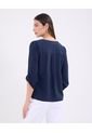 Blusa Para Mujer Manga 3/4 Color Azul Marca Patprimo #30123493 de Patprimo