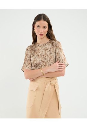 Falda Para Mujer Medio Color Beige Marca Patprimo #30140399