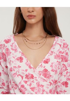 Camiseta Para Mujer Manga Larga Color Rosa Marca Patprimo #30093368