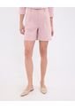 Bermuda Para Mujer Regular Largo Color Rosa Marca Patprimo #30100386 de Patprimo