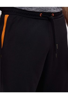 Pantalon Punto Con Cortes En Contraste  Para Hombre Negro Patprimo