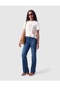Camiseta Estampada Manga Corta Para Mujer  Para Mujer Blanco Patprimo de Patprimo