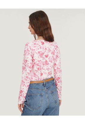 Camiseta Para Mujer Manga Larga Color Rosa Marca Patprimo #30093368