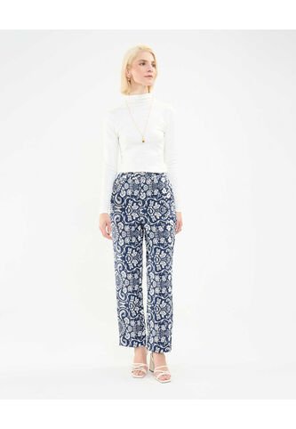 Pantalón Para Mujer  Color Azul Oscuro Marca Patprimo #30071971 Patprimo