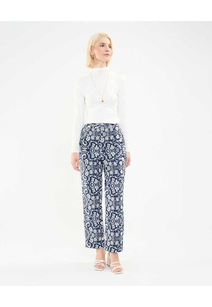 Pantalón Para Mujer  Color Azul Oscuro Marca Patprimo #30071971