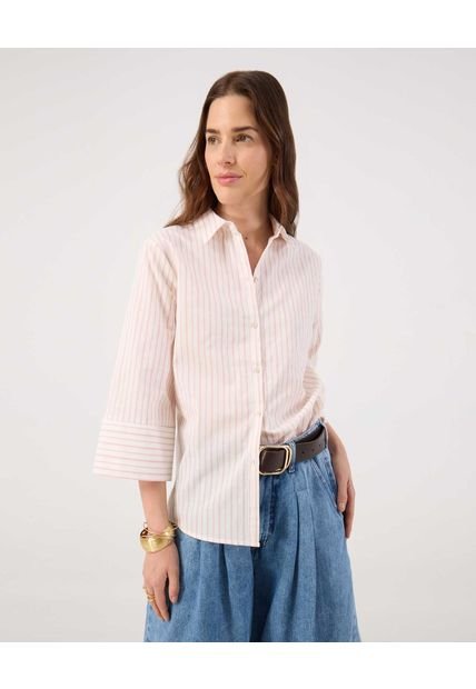 Camisa Para Mujer Manga 3/4 Color Rosa Marca Patprimo #30010744