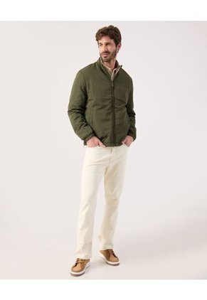 Chaqueta Doble Faz   Para Hombre Verde Patprimo