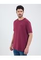 Camiseta Para Hombre Manga Corta Cuello Redondo Color Vino Marca Patprimo #44090939 de Patprimo