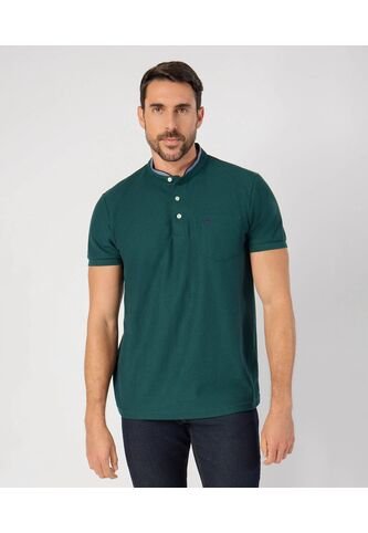 Polo  Para Hombre Cuello Mao Con Bolsillo Color Verde Marca Patprimo #44112744 Patprimo