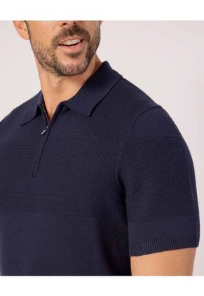 Polo  Para Hombre Cuello Tejido Sin Bolsillo Color Azul Marca Patprimo #44112764