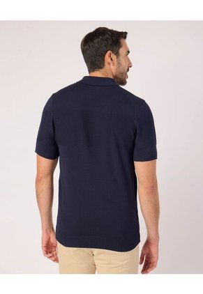Polo  Para Hombre Cuello Tejido Sin Bolsillo Color Azul Marca Patprimo #44112764