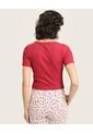 Camiseta De Mujer M/C Marca Patprimo En Color Rojo #30092684 de Patprimo