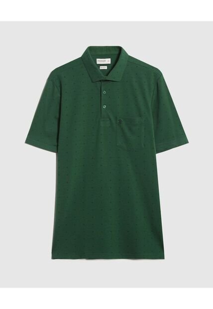 Polo Estampado  Para Hombre Verde Patprimo