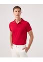 Polo Cuello Tejido Unicolor  Para Hombre Rojo Patprimo de Patprimo
