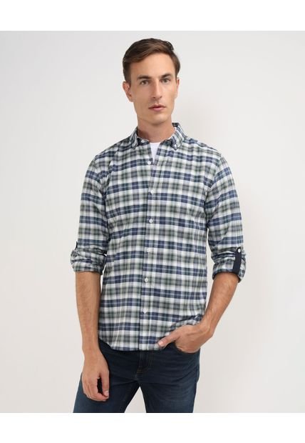 Camisa Para Hombre Manga Larga Sin Bolsillo Color Verde  Marca Patprimo #44013000