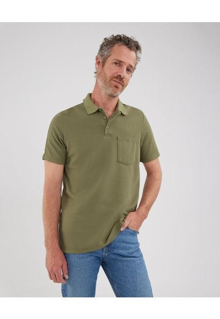 Polo Para Hombre Patprimo Color Verde Material Poliéster 66% Algodón 32%-Elastano 2%