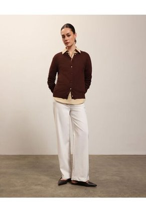 Camisa  Para Mujer Manga Larga Color Beige Marca Patprimo #30010761