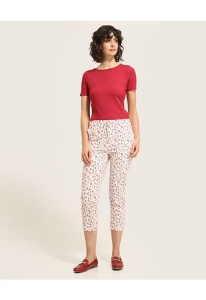 Camiseta De Mujer M/C Marca Patprimo En Color Rojo #30092684