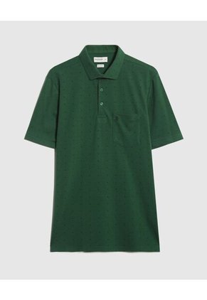 Polo Estampado  Para Hombre Verde Patprimo