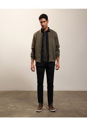 Camisa  Para Hombre Manga Corta Sin Bolsillo Cuello Casual M Color Azul Marca Patprimo #44013177