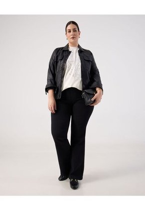 Camiseta  Para Mujer Manga Corta Cuello Redondo Color Crema Marca Patprimo #14091454