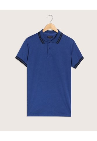 Polo Slim Fit Azul  Para Hombre Azul Patprimo Patprimo