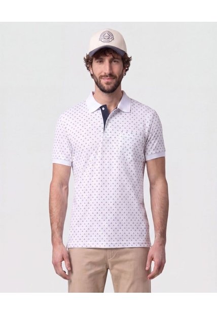 Polo Cuello Tejido Estampada  Para Hombre Surtido Patprimo
