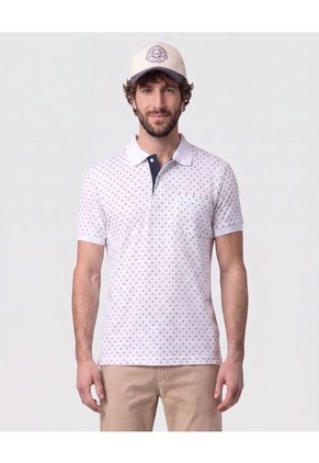 Polo Cuello Tejido Estampada Para Hombre Surtido Patprimo
