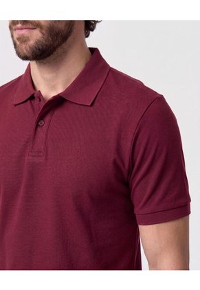 Polo Con Bordado Para Hombre  Para Hombre Vino Patprimo