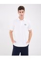 Polo Con Bordado  Para Hombre Blanco Patprimo de Patprimo