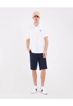 Polo Con Bordado  Para Hombre Blanco Patprimo