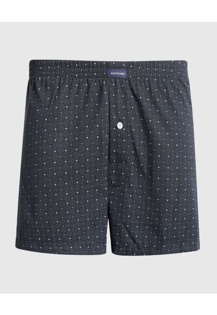 Boxer Para Hombre Bragueta Amplio Color Negro Marca Patprimo #10560-H0