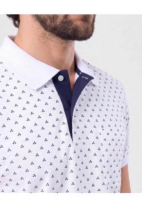 Polo Cuello Tejido Estampada Para Hombre Surtido Patprimo