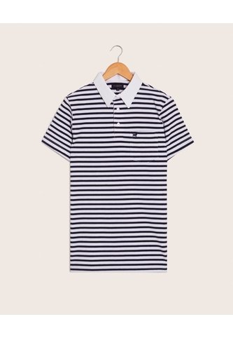 Polo Cuello Duro  Para Hombre Blanco Patprimo Patprimo