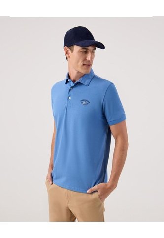 Polo Con Bordado  Para Hombre Azul Patprimo Patprimo