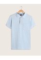 Polo Corte Slim Fit Azul  Para Hombre Azul Patprimo de Patprimo