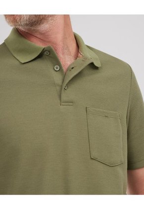 Polo Para Hombre Patprimo Color Verde Material Poliéster 66% Algodón 32%-Elastano 2%