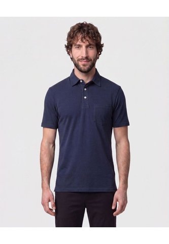 Polo Con Bolsillo De Parche   Para Hombre Azul Patprimo Patprimo