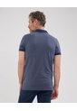 Polo Unicolor Con Textura, Cuello Y Puños Tejidos, Silueta Slim Fit, Lineas  Para Hombre Azul Patprimo de Patprimo