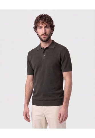 Polo En Tejido De Punto   Para Hombre Verde Patprimo Patprimo