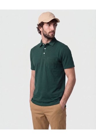 Polo Con Bolsillo De Parche   Para Hombre Verde Patprimo Patprimo