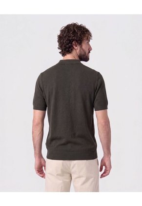 Polo En Tejido De Punto Para Hombre Verde Patprimo