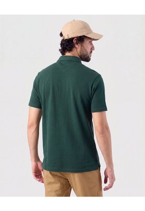 Polo Con Bolsillo De Parche Para Hombre Verde Patprimo