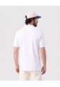 Polo Con Bolsillo De Parche   Para Hombre Blanco Patprimo de Patprimo