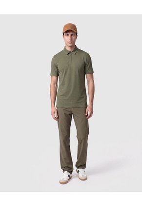 Polo Manga Corta Casual Para Hombre  Para Hombre Verde Patprimo