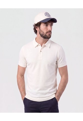 Polo Con Perilla Larga   Para Hombre Blanco Patprimo Patprimo