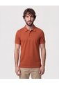 Polo Con Perilla Larga   Para Hombre Naranja Patprimo de Patprimo