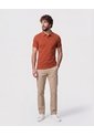 Polo Con Perilla Larga   Para Hombre Naranja Patprimo de Patprimo